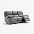Sofa, 3-osobowa na wprost relaksująca sofa w poliestrowej tkaniny z ręcznym nawilżaniem, 210 x 95 x 102 cm