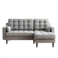 Sofa, 3-osobowa poliestrowy sofa z melancholijnym, 200 x 140 x 85 cm