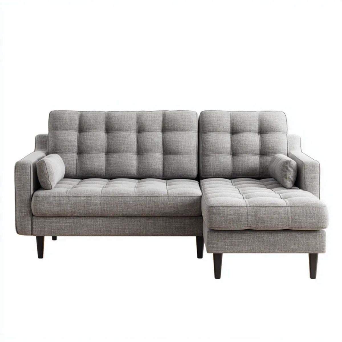Sofa, 3-osobowa poliestrowy sofa z melancholijnym, 200 x 140 x 85 cm